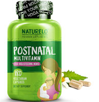 Postnatal Multivitamin -- 180 Vegetarian Capsules (Вегетарианские капсулы) NATURELO