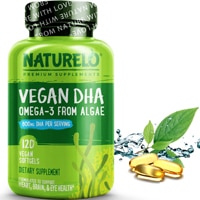 Vegan DHA Omega-3 From Algae -- 120 Vegan Softgels (Мягкие капсулы) NATURELO