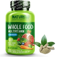 Whole Food Multivitamin For Men 50 Plus -- 120 Vegetarian Capsules (Вегетарианские капсулы) NATURELO