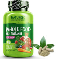 Whole Food Multivitamin for Women -- 240 Vegetarian Capsules (Вегетарианские капсулы) NATURELO