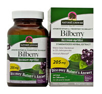 Bilberry Extract -- 90 Vegetarian Capsules (Вегетарианские капсулы) Nature's Answer