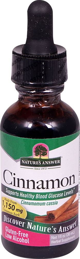 Корица — 1150 мг — 1 жидкая унция Nature's Answer