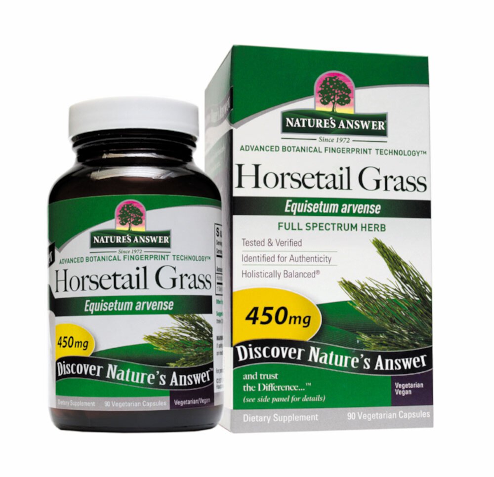 Horsetail Grass -- 90 Capsules (Капсулы) Nature's Answer