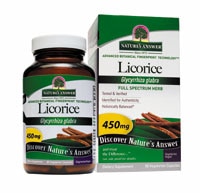 Licorice Root -- 90 Vegetarian Capsules (Вегетарианские капсулы) Nature's Answer