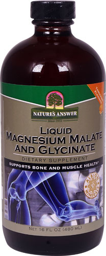 Жидкий магний малат и глицинат - 473 мл - Nature's Answer Nature's Answer