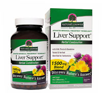 Liver Support -- 90 Vegetarian Capsules (Вегетарианские капсулы) Nature's Answer