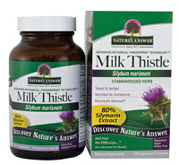 Milk Thistle Seed Extract -- 120 Vegetarian Capsules (Вегетарианские капсулы) Nature's Answer