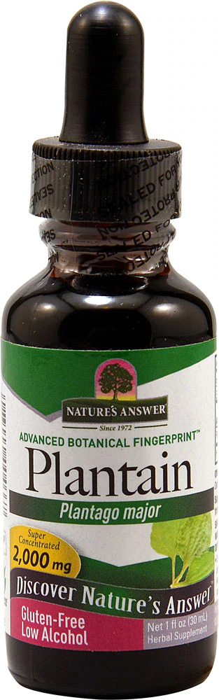 Nature's Answer Plantain -- 2000 mg - 1 fl oz Nature's Answer