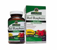 Red Raspberry -- 950 - 90 Vegetarian Capsules (Вегетарианские капсулы) Nature's Answer