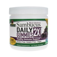 Sambucus Daily Gummies (Жевательные конфеты) 2X Strength™ -- 45 Pectin Gummies Nature's Answer