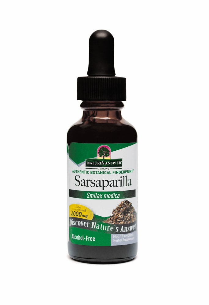 Sarsaparilla Root Alcohol Free -- 1 fl oz (Жидкие унции) Nature's Answer