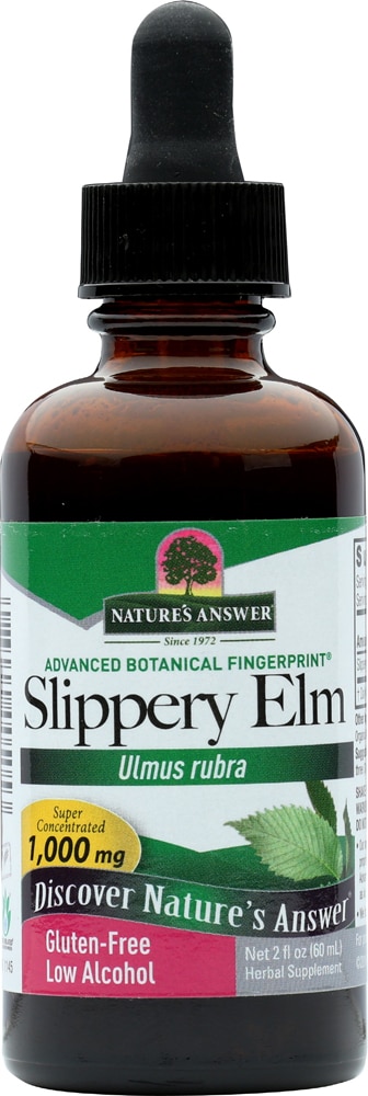 Slippery Elm Extract -- 2 fl oz (Жидкие унции) Nature's Answer