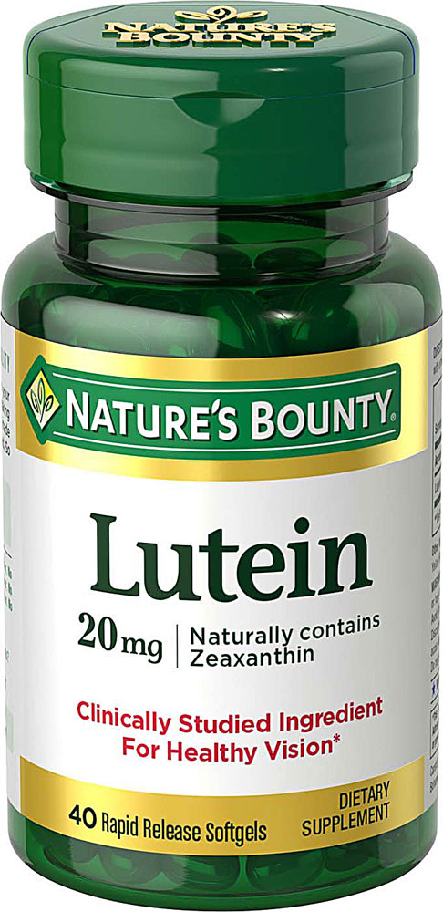 Lutein -- 20 mg - 40 Softgels (Мягкие капсулы) Nature's Bounty