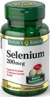 Nature's Bounty Selenium - 200 мкг - 100 таблеток Nature's Bounty