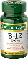 Vitamin B-12 -- 1000 mcg - 100 Tablets (Таблетки) Nature's Bounty