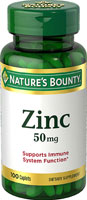 Цинк - 50 мг - 100 таблеток - Nature's Bounty Nature's Bounty