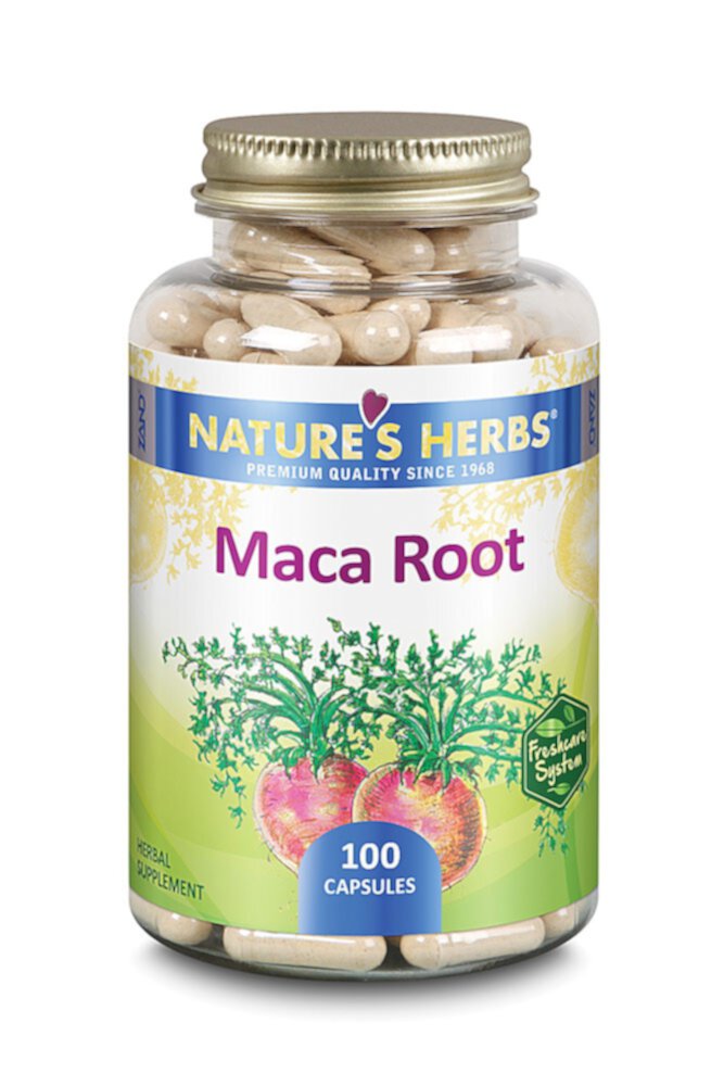 Maca Root -- 500 mg - 100 Capsules (Капсулы) Nature's Herbs