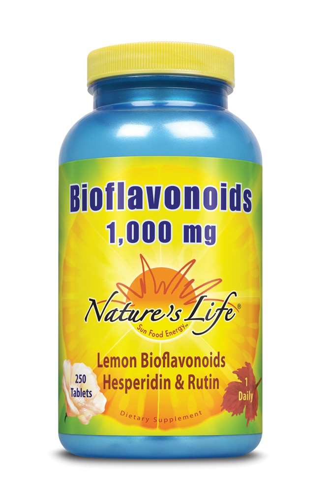 Биофлавоноиды — 1000 мг — 250 таблеток Nature's Life