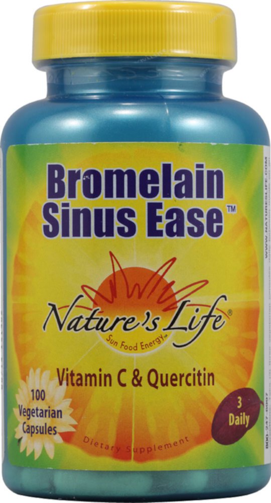 Bromelain Sinus Ease™ -- 100 Capsules (Капсулы) Nature's Life