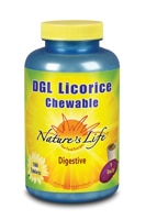 Nature's Life DGL солодка жевательная – 100 таблеток Nature's Life