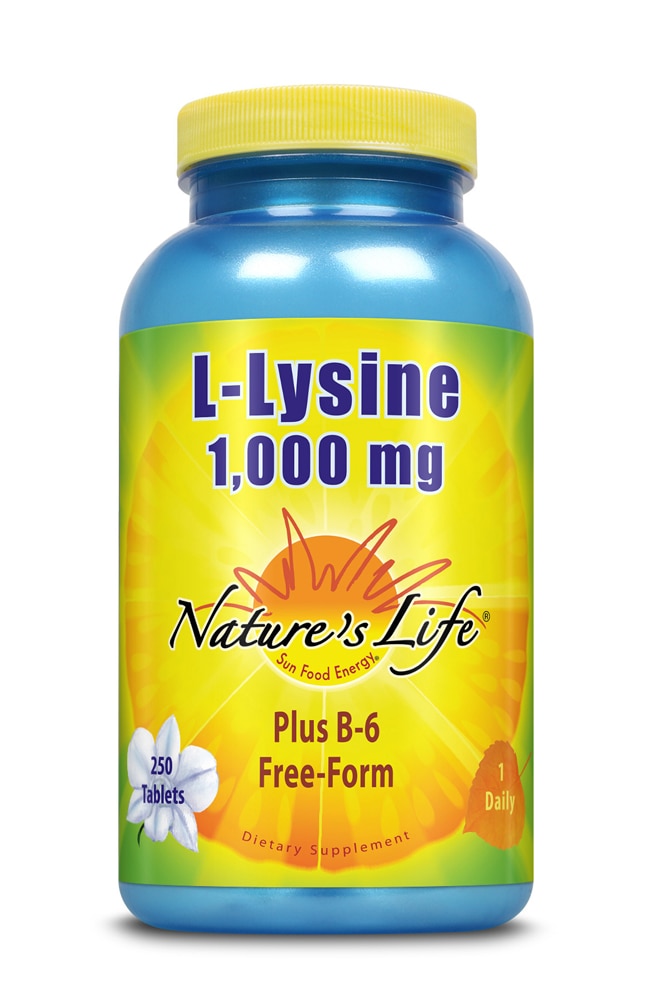 Nature's Life L-лизин — 1000 мг — 250 таблеток Nature's Life
