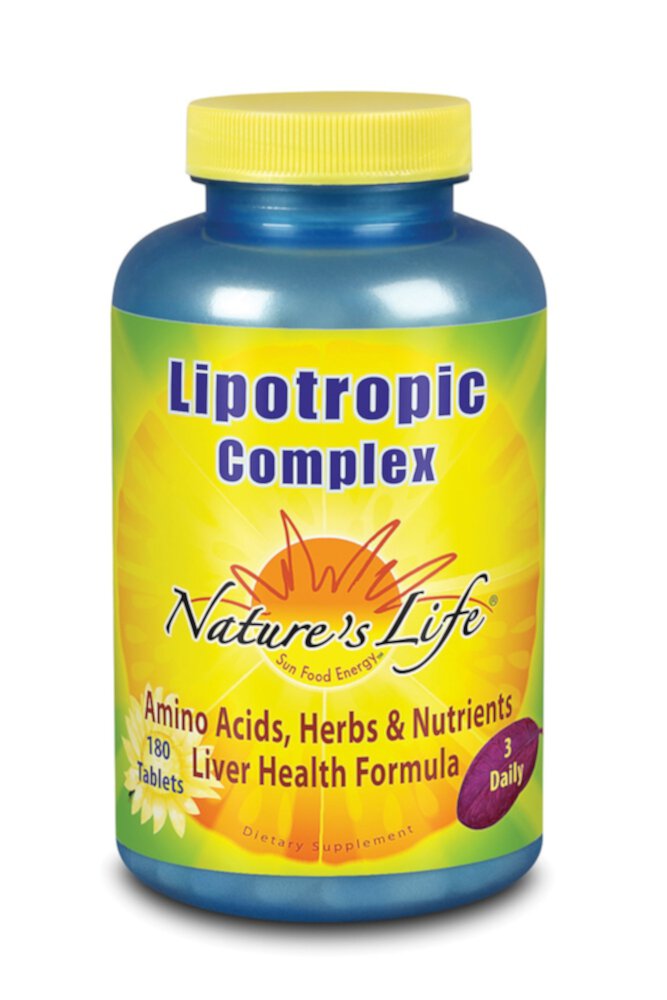 Lipotropic Complex -- 180 Tablets (Таблетки) Nature's Life