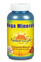 Mega Minerals -- 250 Vegetarian Capsules (Вегетарианские капсулы) Nature's Life