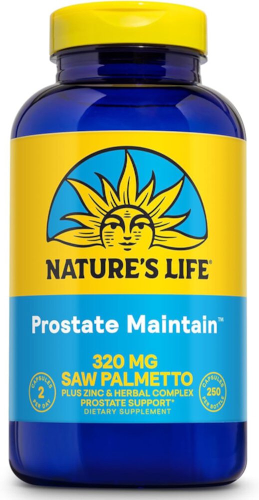 Prostate 600 + -- 250 Vegetarian Capsules (Вегетарианские капсулы) Nature's Life