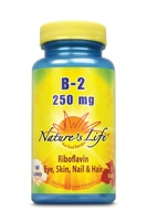 Витамин B-2 — 250 мг — 100 таблеток Nature's Life