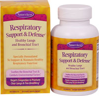 Nature's Secret Respiratory Support &amp; Защита™ -- 60 таблеток Nature's Secret