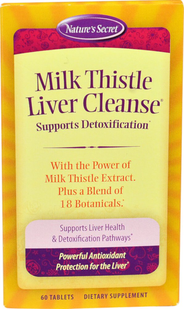 Milk Thistle Liver Cleanse™ -- 60 Tablets (Таблетки) Nature's Secret