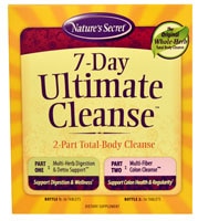 Nature's Secret 7-Day Ultimate Cleanse™ 2-компонентное очищающее средство для всего тела — 72 таблетки Nature's Secret