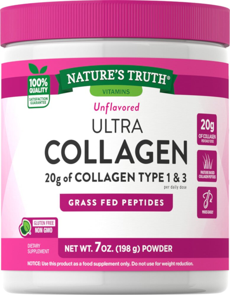 Ultra Collagen Unflavored (Без вкуса) -- 7 oz (Унции) Nature's Truth