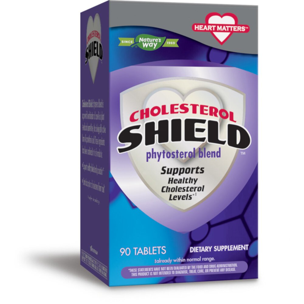 Cholesterol Shield - Phytosterol Blend -- 90 Tablets (Таблетки) Nature's Way