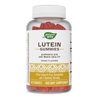 Лютеиновые жевательные конфеты - 20 мг лютеина - поддержка здоровья глаз и мозга - 60 конфет - Nature's Way Nature's Way
