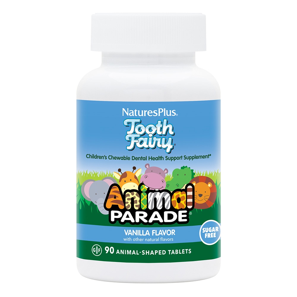 Animal Parade Tooth Fairy Children's Chewables (Жевательные таблетки) Vanilla -- 90 Chewable Tablets (Жевательные таблетки) NaturesPlus