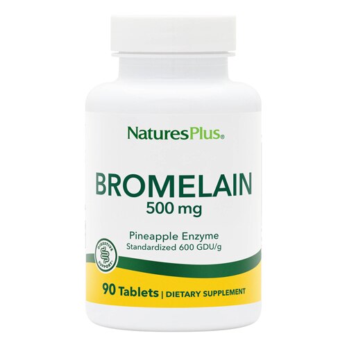 NaturesPlus Бромелайн -- 500 мг -- 90 таблеток NaturesPlus