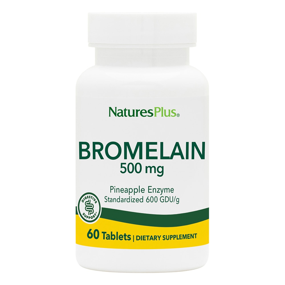 Bromelain -- 500 mg - 60 Tablets (Таблетки) NaturesPlus