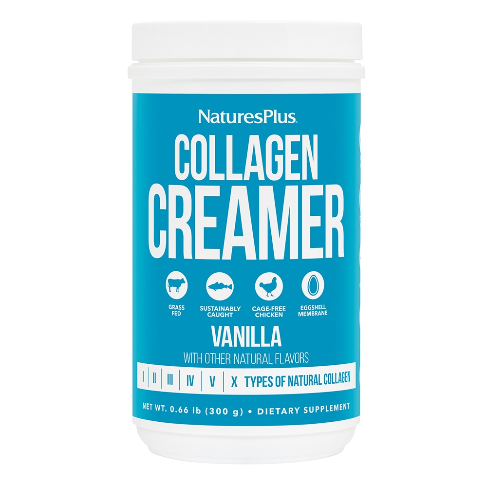 NaturesPlus Collagen Creamer Vanilla — 12 порций NaturesPlus