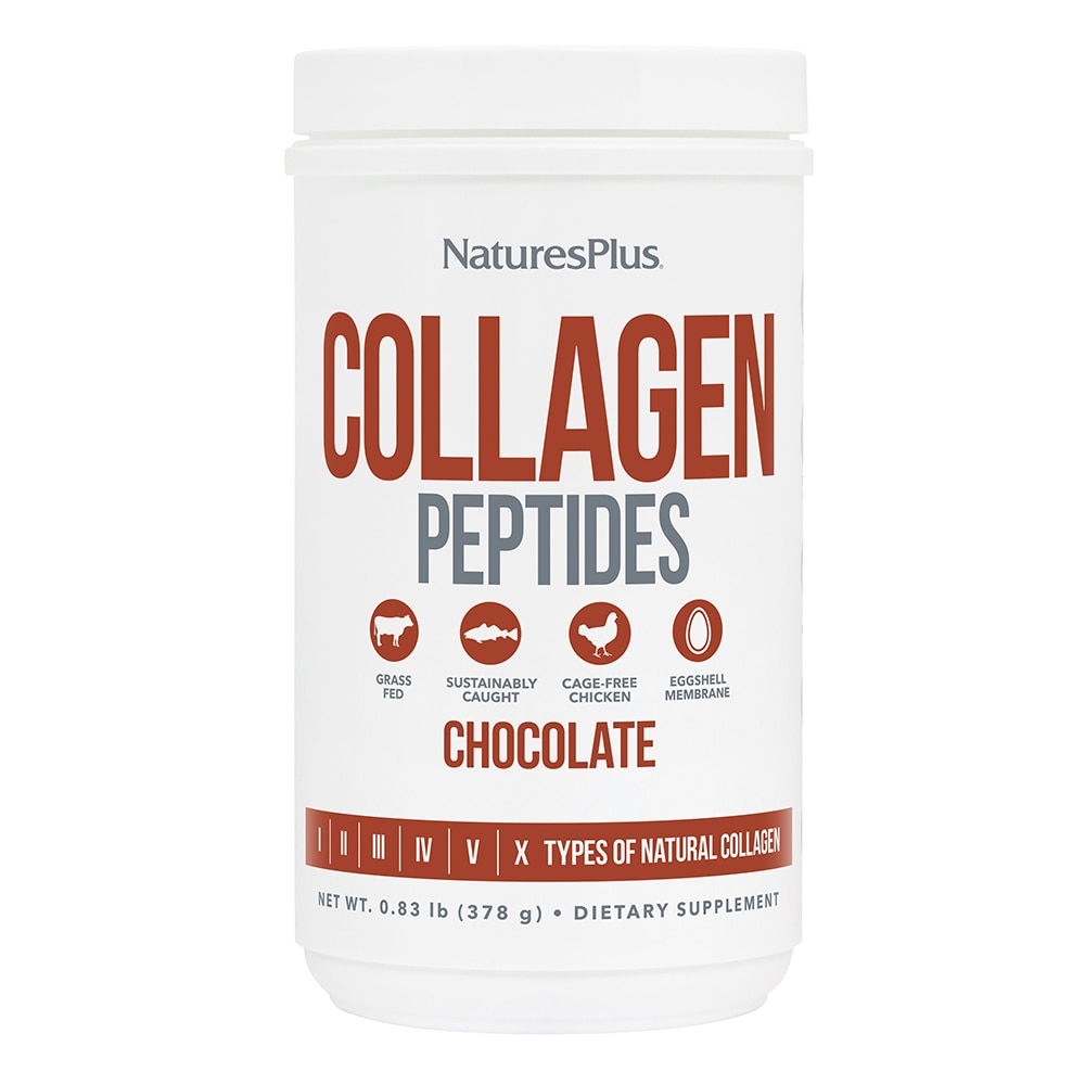 NaturesPlus Collagen Peptides Powder Chocolate – 14 порций NaturesPlus