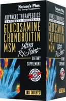 NaturesPlus Glucosamine Chondroitin MSM Ultra Rx-Joint — 180 таблеток NaturesPlus