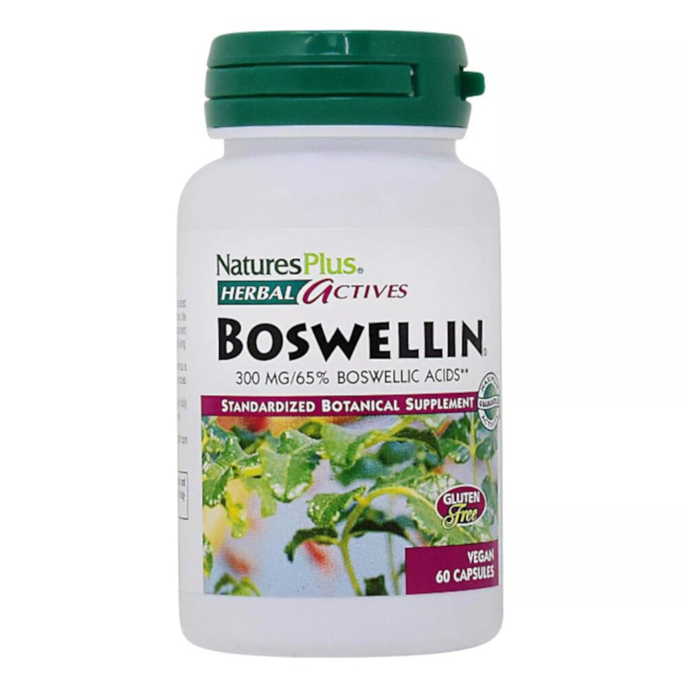 Herbal Actives Boswellin® — 300 мг — 60 вегетарианских капсул NaturesPlus