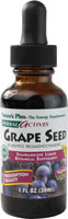 NaturesPlus Herbal Actives Жидкая суспензия из виноградных косточек — 25 мг — 1 жидкая унция NaturesPlus