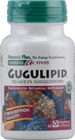 Herbal Actives Gugulipid® -- 750 mg - 60 Vegetarian Capsules (Вегетарианские капсулы) NaturesPlus