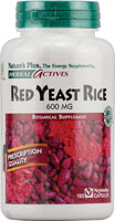 Herbal Actives Red Yeast Rice -- 600 mg - 120 Vegan Capsules (Веганские капсулы) NaturesPlus