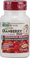 Herbal Actives Ultra Cranberry 1500 -- 30 Tablets (Таблетки) NaturesPlus