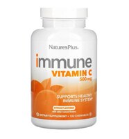 Immune Vitamin C Citrus -- 500 mg - 100 Chewables (Жевательные таблетки) NaturesPlus