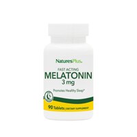 NaturesPlus Мелатонин -- 3 мг -- 90 таблеток NaturesPlus