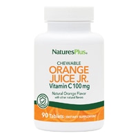 Витамин C для детей, Жевательный с Оранжевым вкусом - 100 мг - 90 таблеток - NaturesPlus NaturesPlus