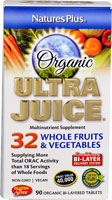 Organic Ultra Juice® Multinutrient Supplement -- 90 Tablets (Таблетки) NaturesPlus